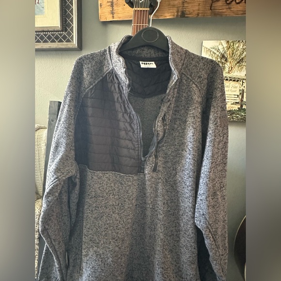 NRA Gray Quarter-Zip Fleece Sweater - Picture 3 of 5